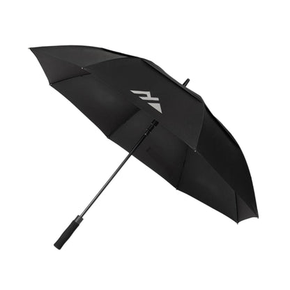 Black - Front - Nordic Drift Trail Stormproof Aware Folding Umbrella