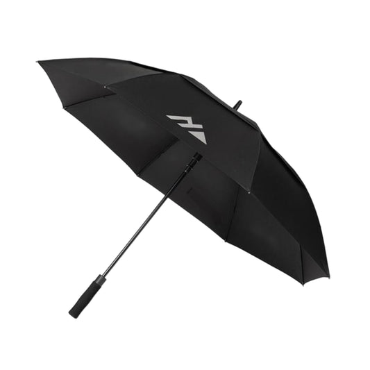 Black - Front - Nordic Drift Trail Stormproof Aware Folding Umbrella