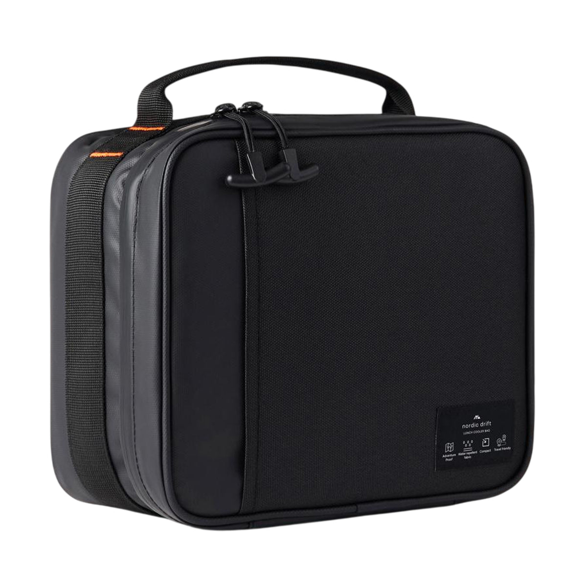 Black - Side - Nordic Drift Water Repellent Cooler Tote Bag