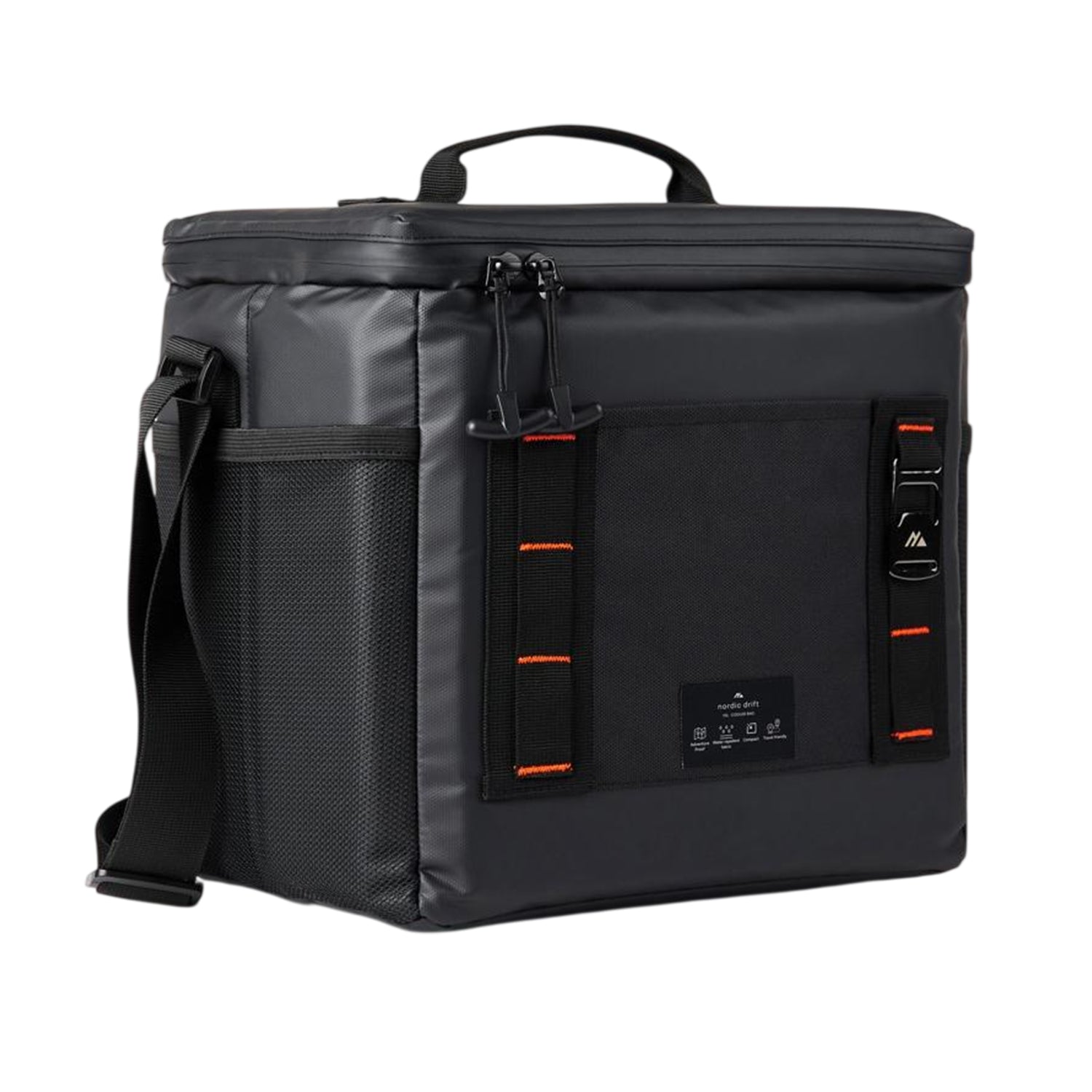 Black - Side - Nordic Drift Storm Water Repellent Cooler Bag