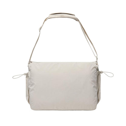 Beige - Back - XD Kento Urban Recycled Nylon Messenger Bag