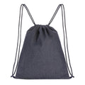 Blue - Front - XD Collection Impact AWARE Denim Recycled Drawstring Bag