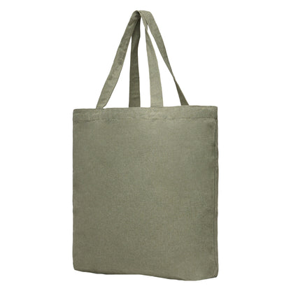 Green - Back - Vinga Hilo Aware Canvas Recycled 21L Tote Bag