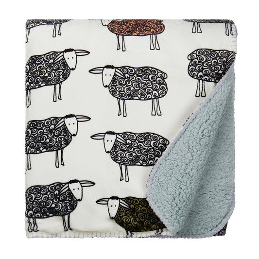 White - Front - Vinga Recycled Sheep Blanket