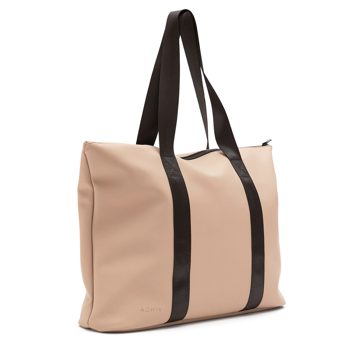 Greige - Side - Vinga Baltimore Tote Bag