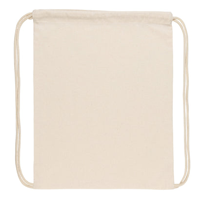 Off White - Back - XD Collection Impact Cotton Aware Drawstring Bag