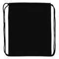 Black - Back - XD Collection Impact Cotton Aware Drawstring Bag