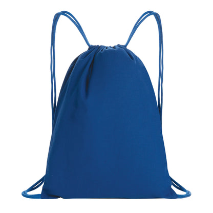 Blue - Front - XD Collection Impact Cotton Aware Drawstring Bag