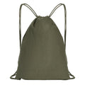 Green - Front - XD Collection Impact Cotton Aware Drawstring Bag
