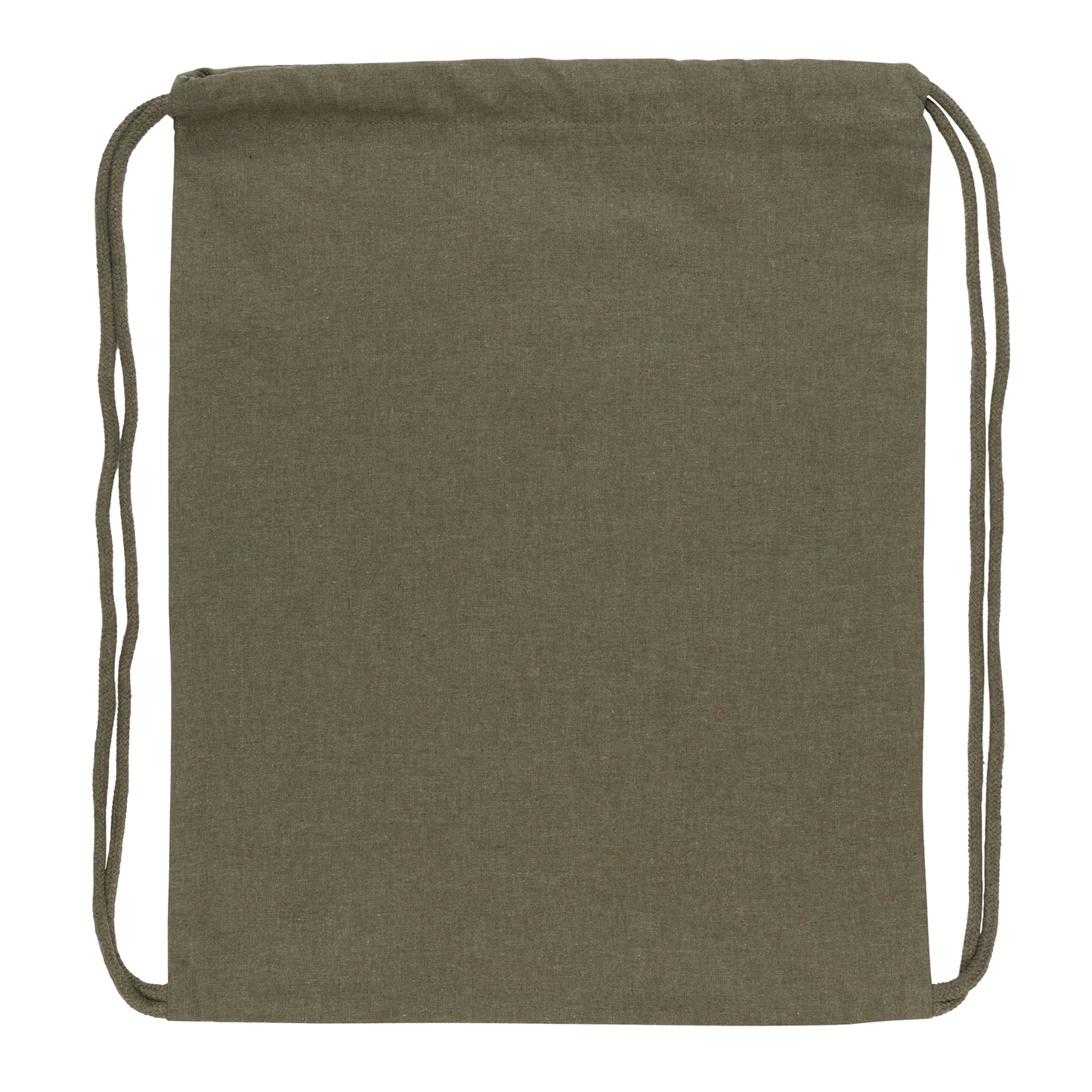 Green - Back - XD Collection Impact Cotton Aware Drawstring Bag
