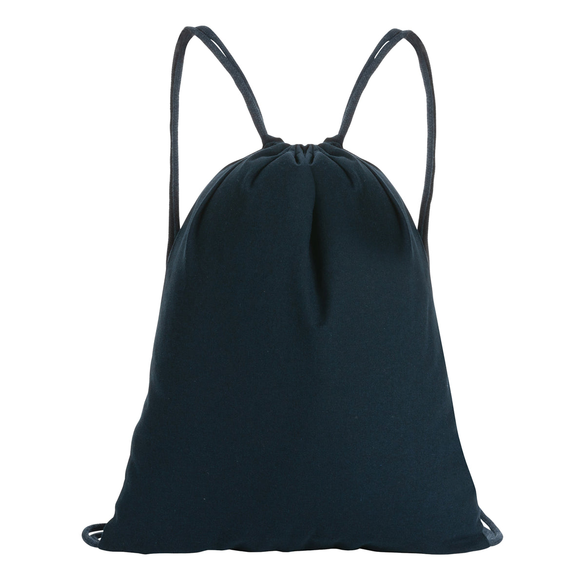 Navy - Front - XD Collection Impact Cotton Aware Drawstring Bag