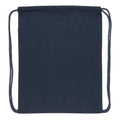 Navy - Back - XD Collection Impact Cotton Aware Drawstring Bag