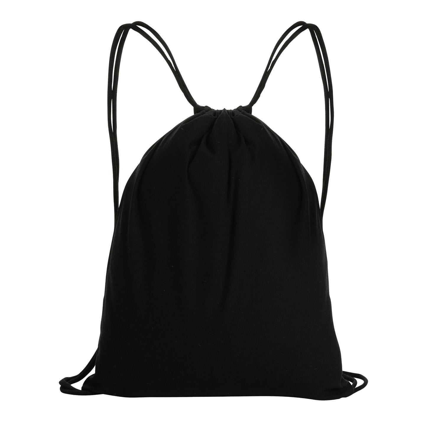Black - Front - XD Collection Impact Cotton Aware Drawstring Bag