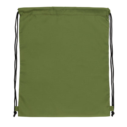 Green - Back - XD Collection Impact RPET Aware Drawstring Bag