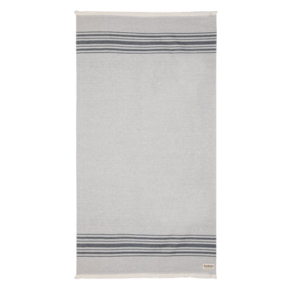 Black - Back - Ukiyo Yumiko Aware Hammam Bath Towel