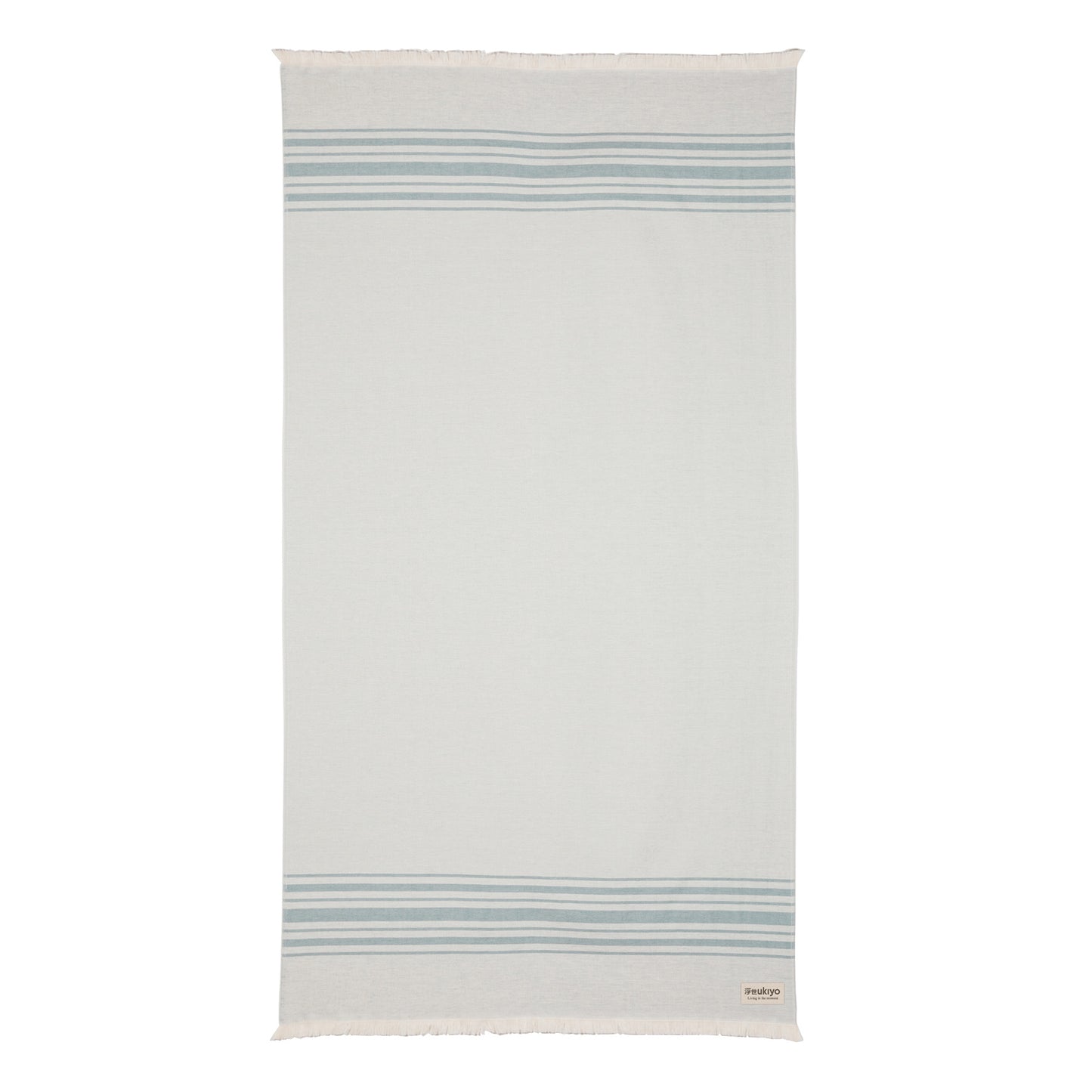 Green - Back - Ukiyo Yumiko Aware Hammam Bath Towel