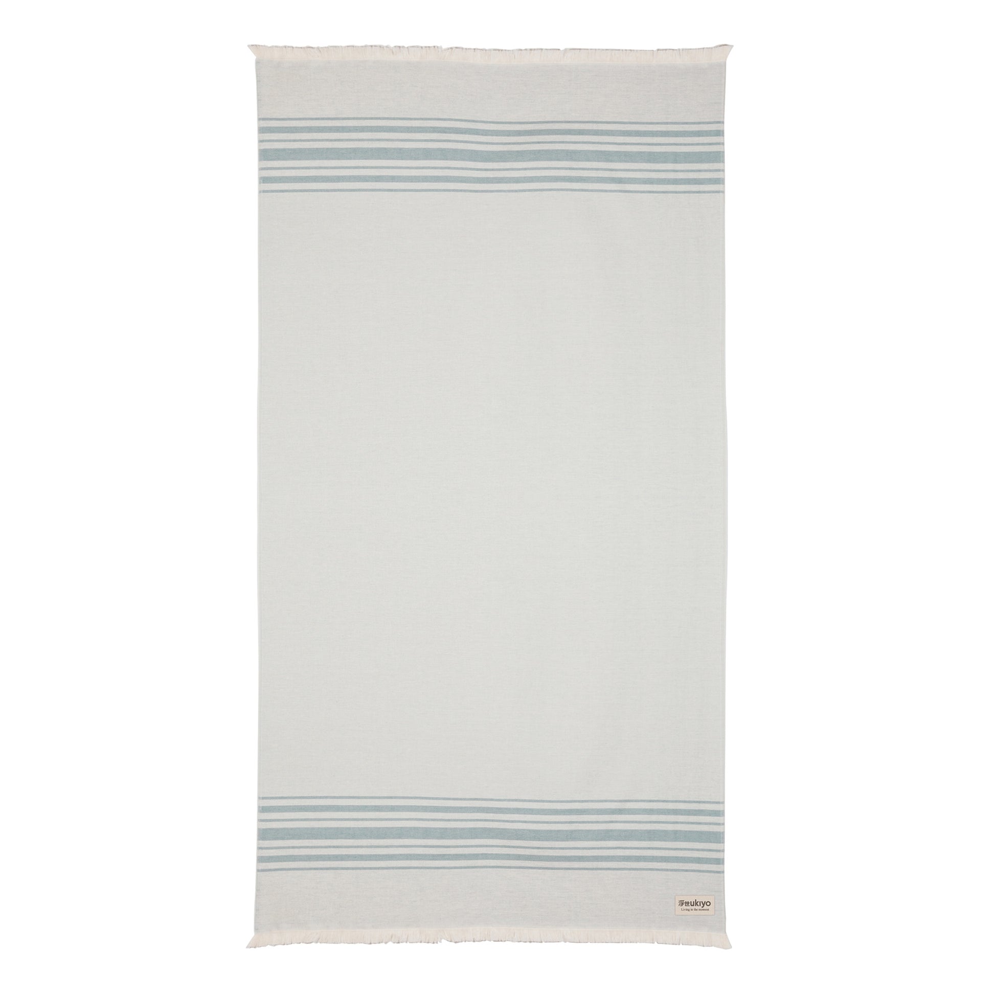 Green - Back - Ukiyo Yumiko Aware Hammam Bath Towel