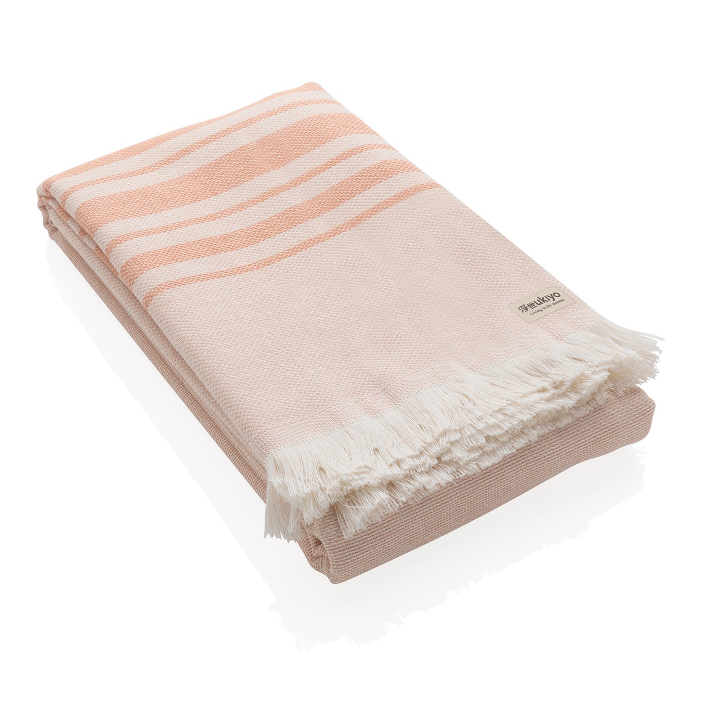 Pink - Front - Ukiyo Yumiko Aware Hammam Bath Towel