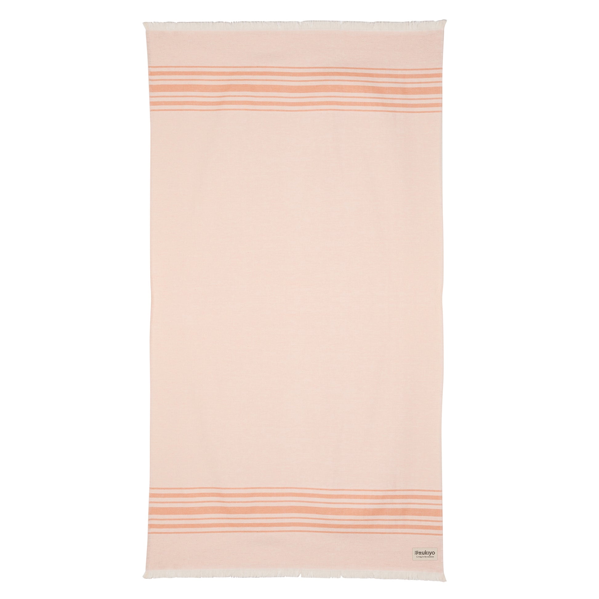 Pink - Back - Ukiyo Yumiko Aware Hammam Bath Towel