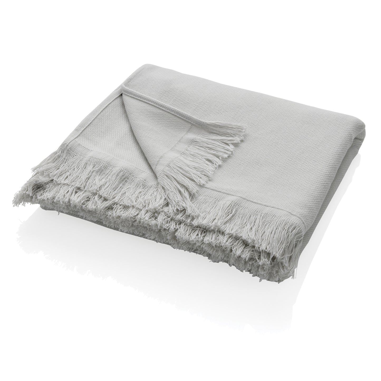 Grey - Front - Ukiyo Keiko Aware Hammam Bath Towel