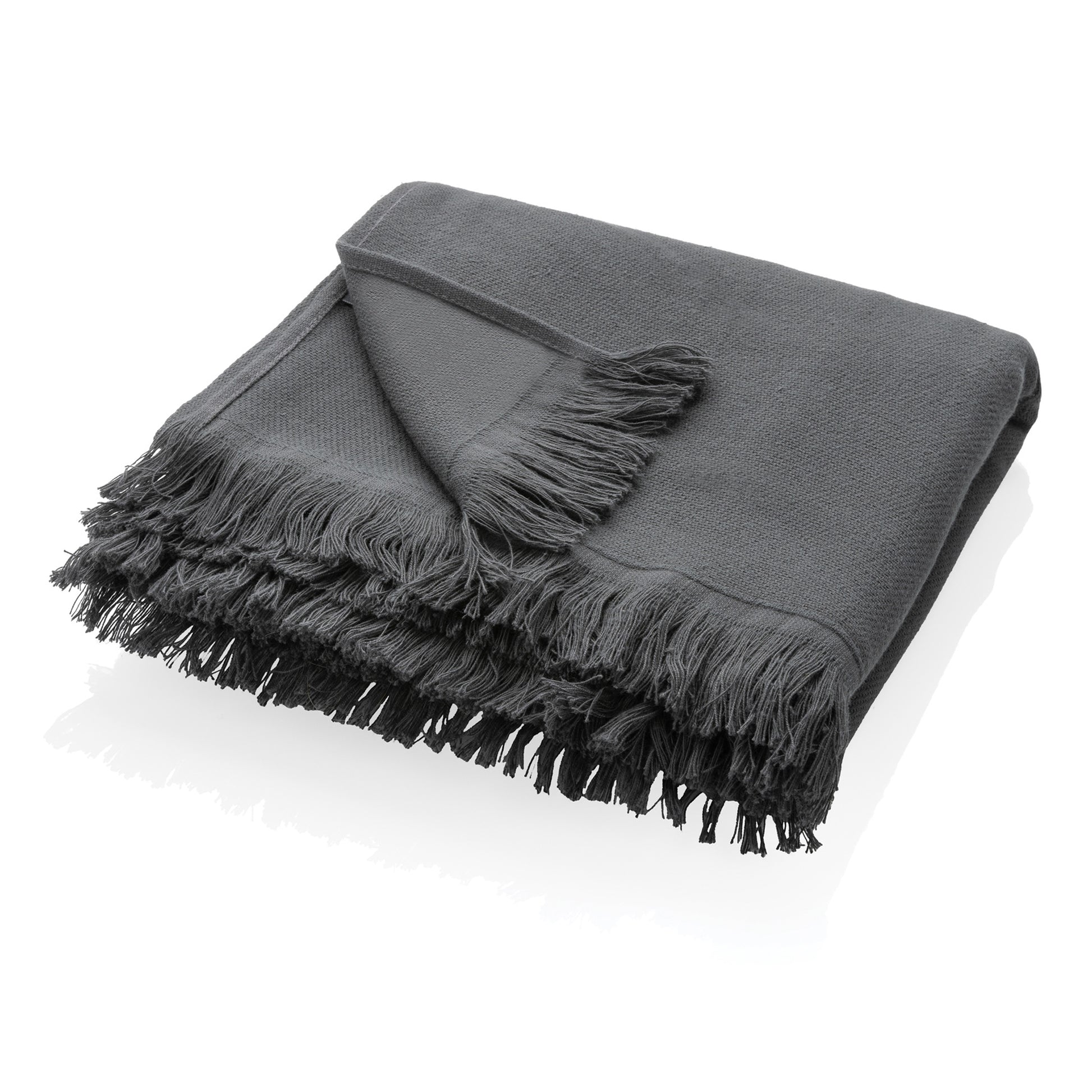 Anthracite - Front - Ukiyo Keiko Aware Hammam Bath Towel