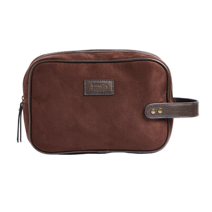 Brown - Front - Vinga Hunton Toiletry Bag