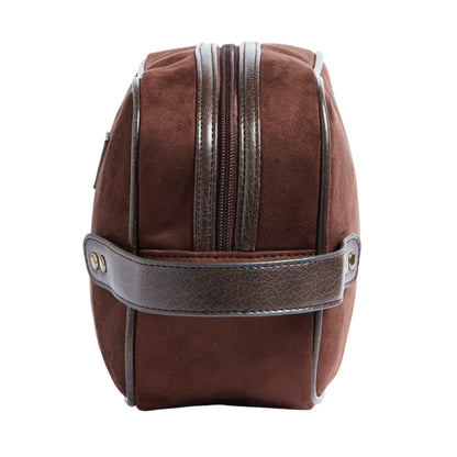 Brown - Pack Shot - Vinga Hunton Toiletry Bag