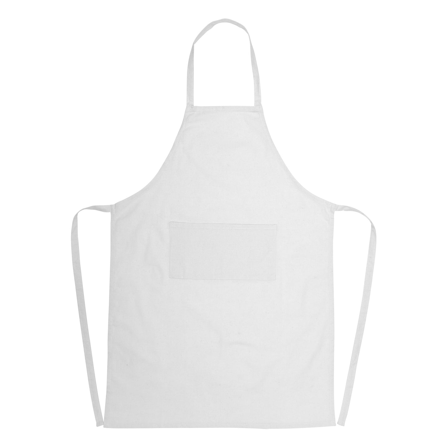 White - Front - XD Collection Impact Recycled Cotton Aware Apron