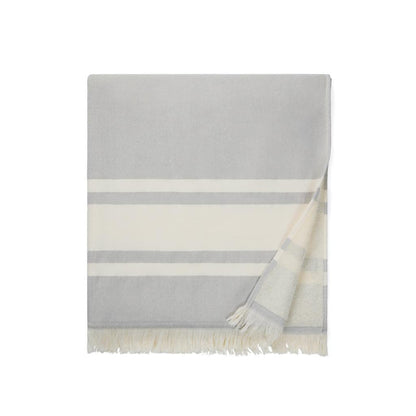 Grey - Back - Vinga Tolo Hammam Terrycloth Towel