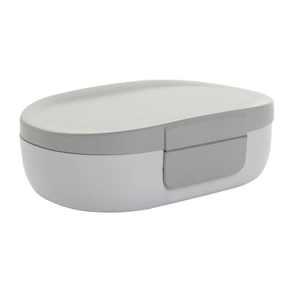 White - Side - Avira Atlas Polypropylene 700ml Lunch Box