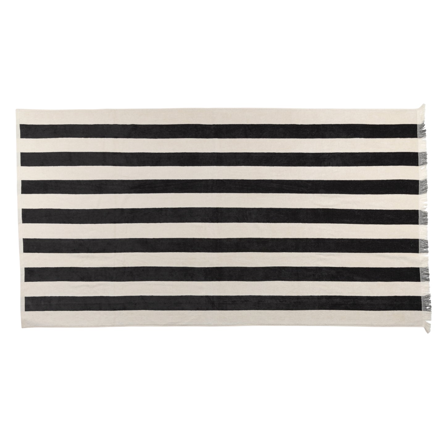 Anthracite - Back - Ukiyo Yukari AWARE Deluxe Beach Towel