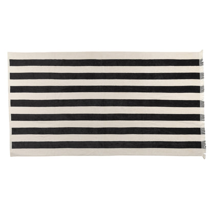 Anthracite - Back - Ukiyo Yukari AWARE Deluxe Beach Towel