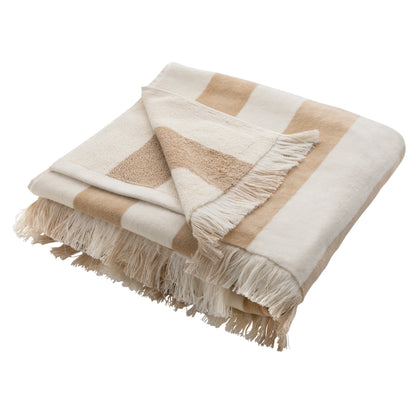 Brown - Front - Ukiyo Yukari AWARE Deluxe Beach Towel