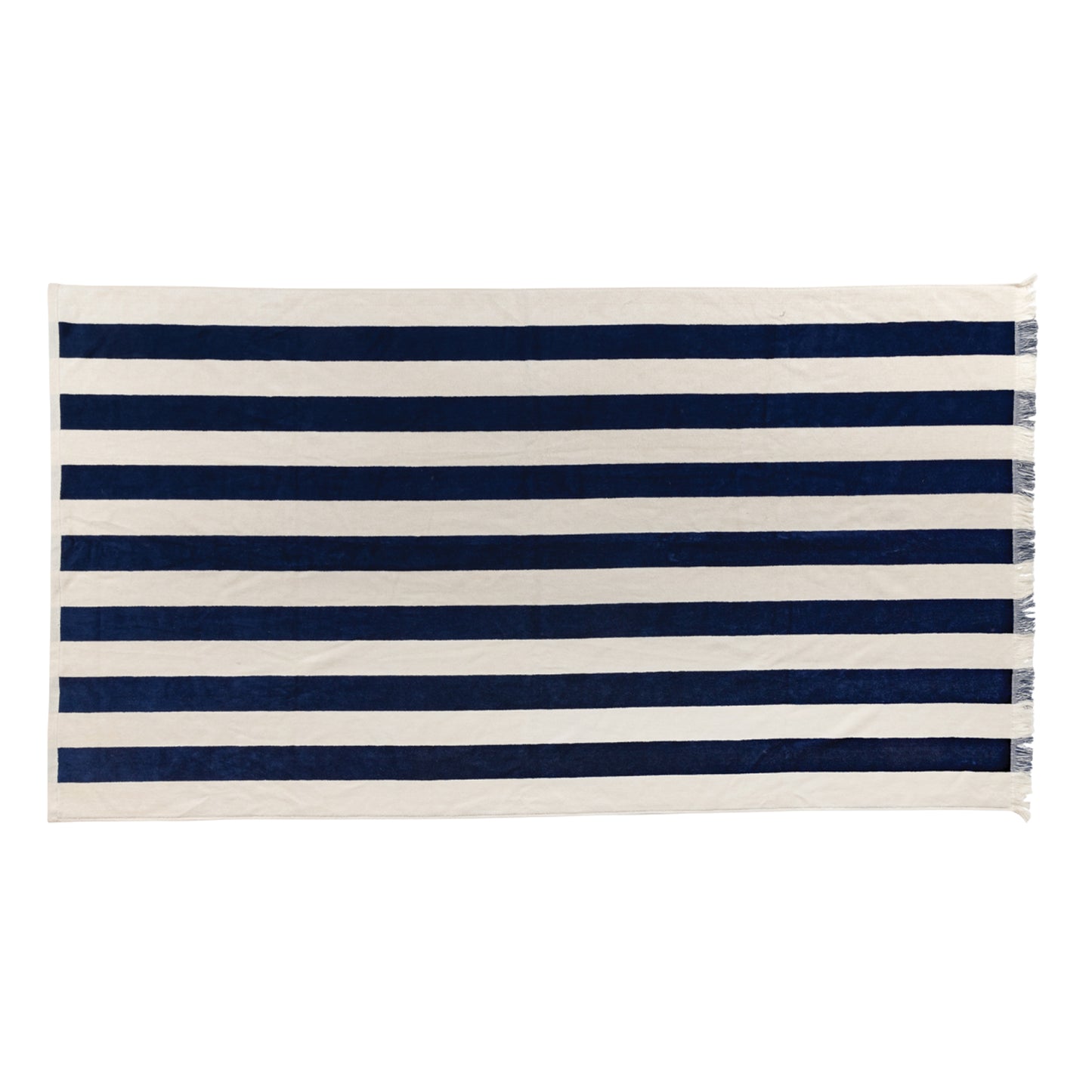 Navy - Back - Ukiyo Yukari AWARE Deluxe Beach Towel