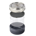 Silver - Front - Black + Blum Glass Bowl 750ml Lunch Box