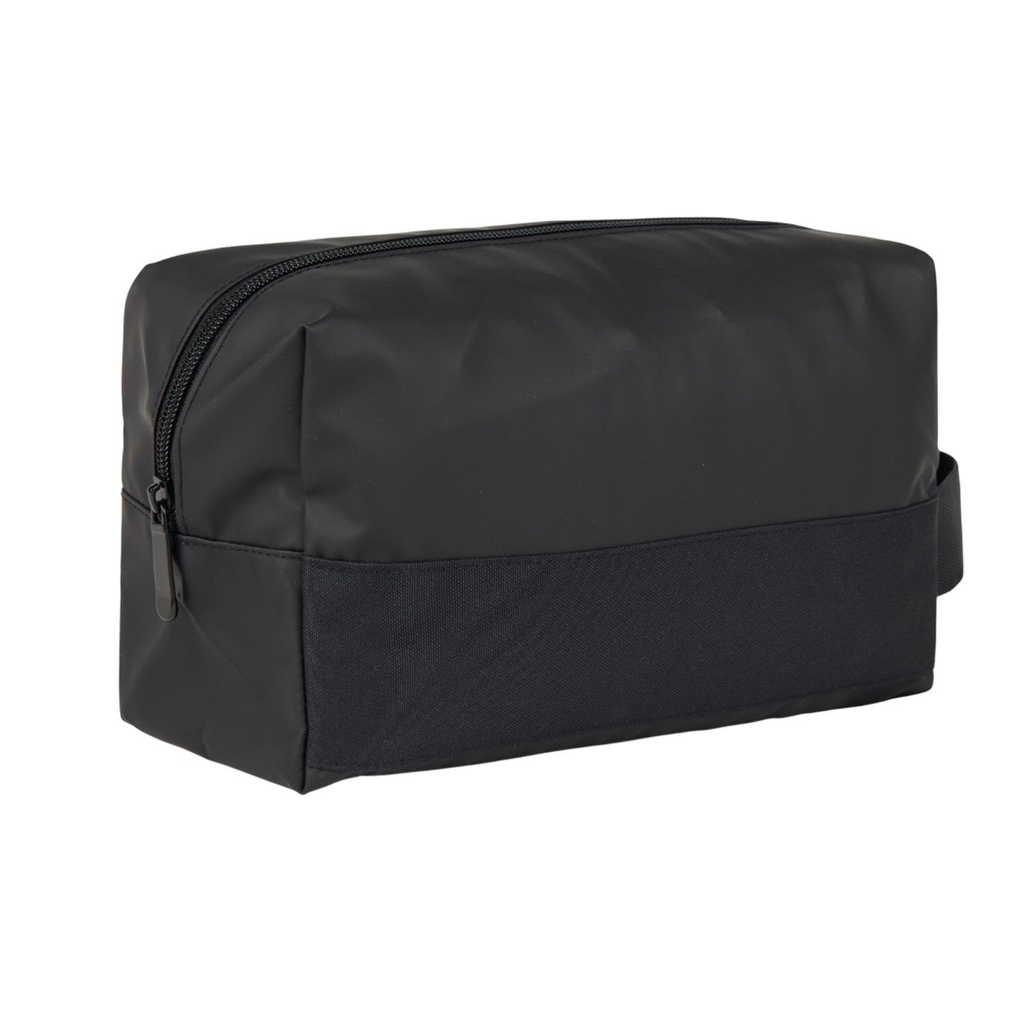 Black - Back - Vinga Livorno Recycled Polyester Toiletry Bag