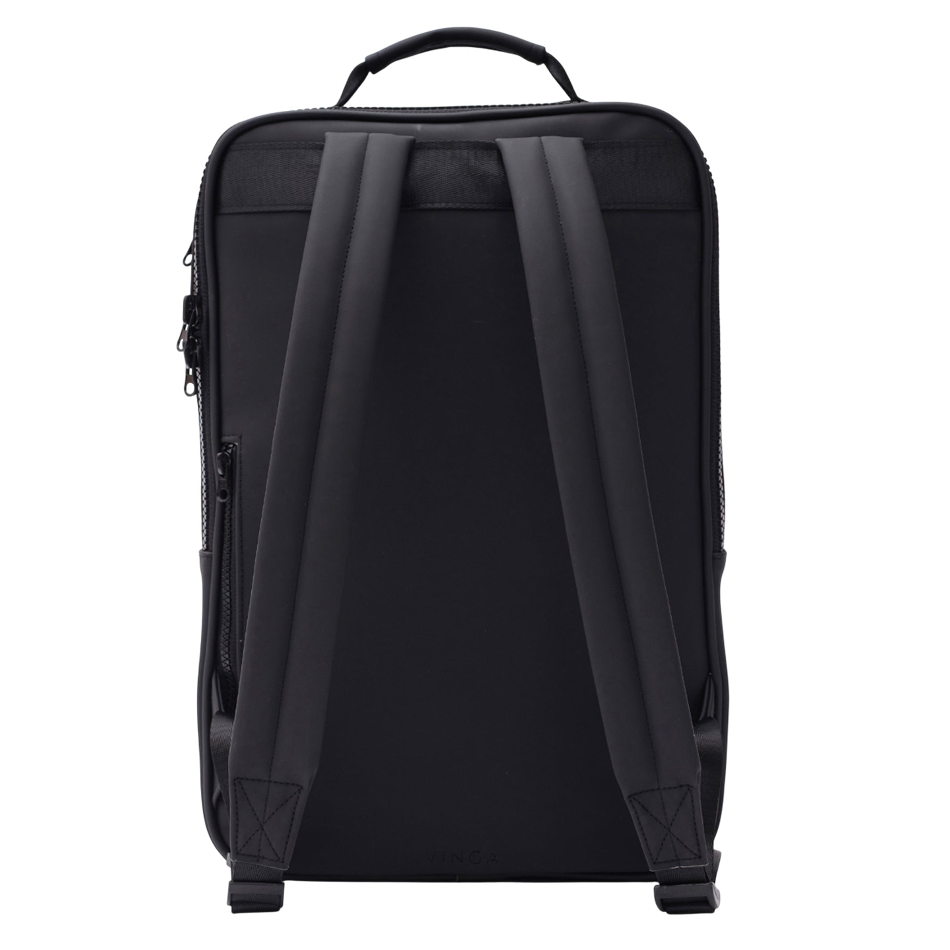 Black - Back - Vinga Baltimore Travel Backpack
