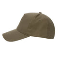 Green - Side - XD Collection 5 Panel Cotton Recycled Cap