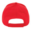 Red - Back - XD Collection 5 Panel Cotton Recycled Cap
