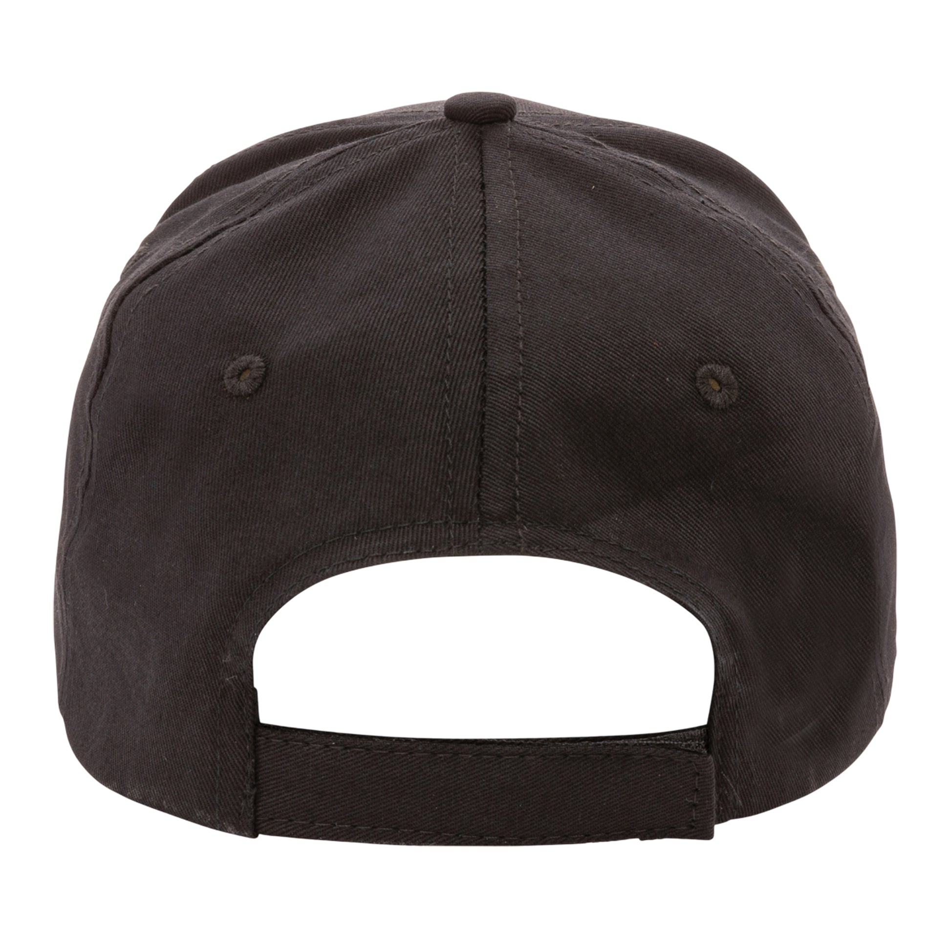 Black - Back - XD Collection 5 Panel Cotton Recycled Cap