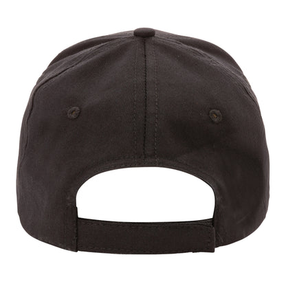 Black - Back - XD Collection 5 Panel Cotton Recycled Cap