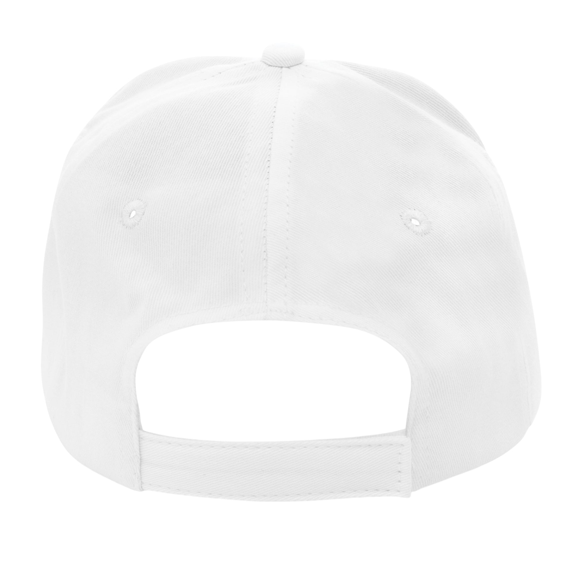 White - Back - XD Collection 5 Panel Cotton Recycled Cap