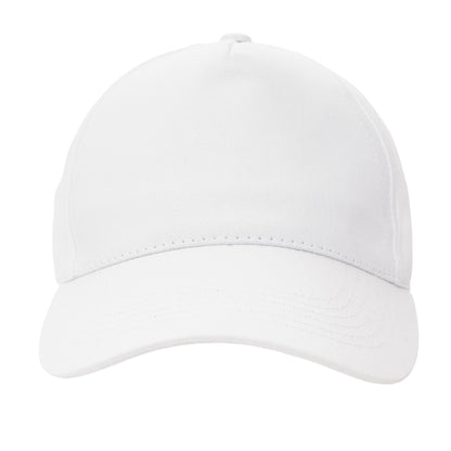 White - Pack Shot - XD Collection 5 Panel Cotton Recycled Cap