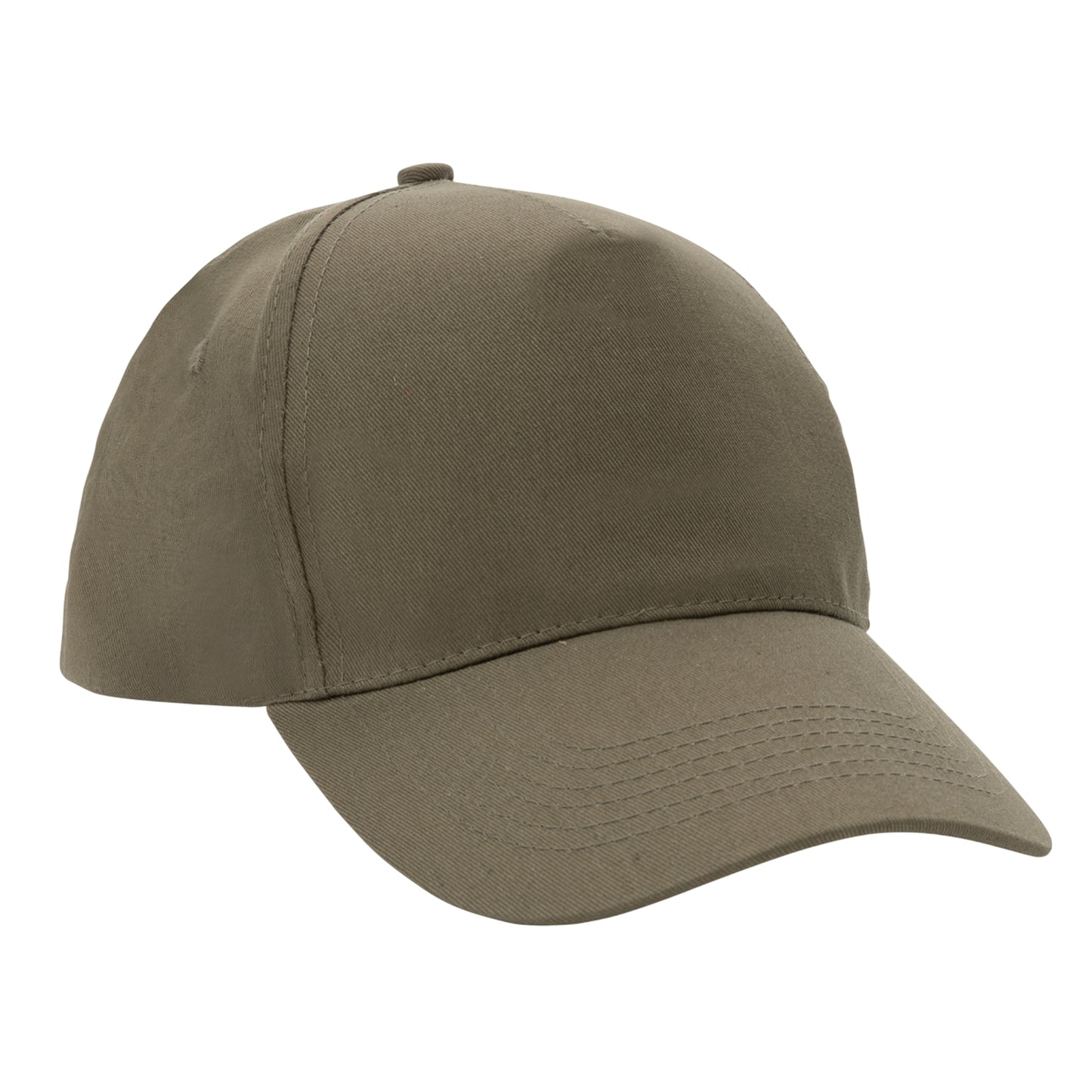Green - Front - XD Collection 5 Panel Cotton Recycled Cap