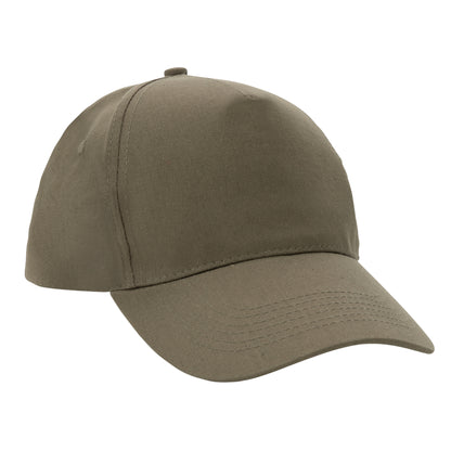 Green - Front - XD Collection 5 Panel Cotton Recycled Cap