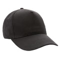 Black - Front - XD Collection 5 Panel Cotton Recycled Cap