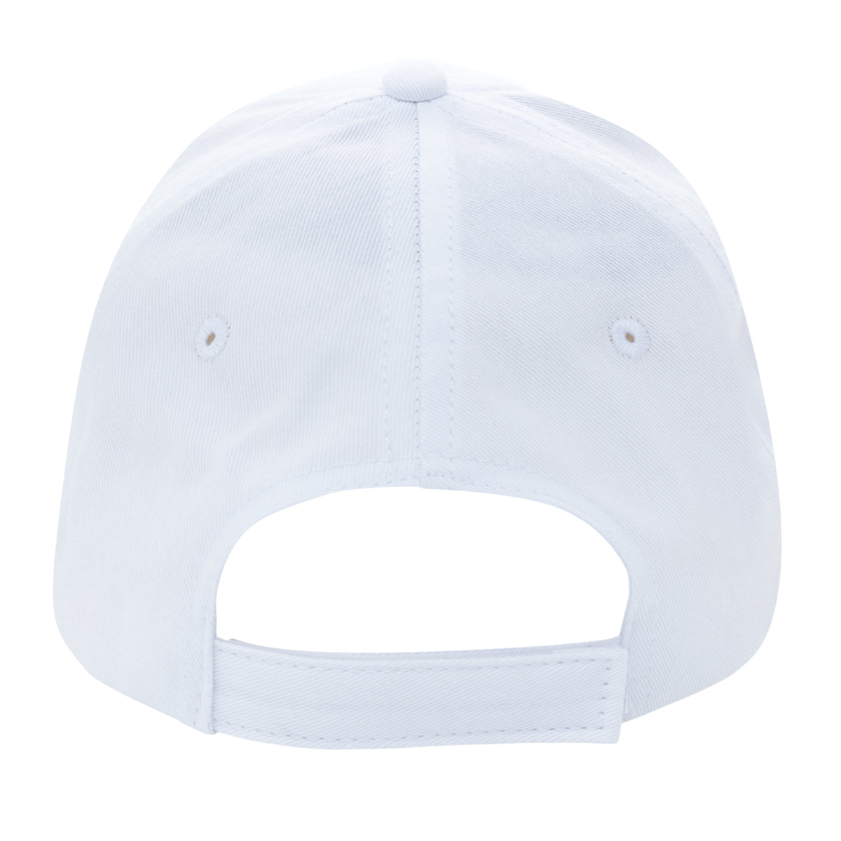 White - Back - XD Collection Impact AWARE 6 Panel Recycled Cotton Cap