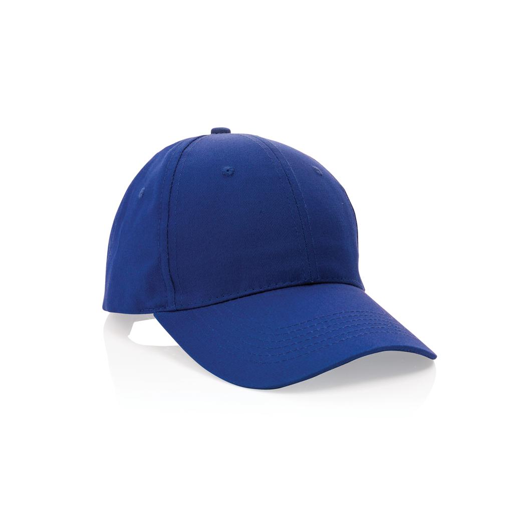 Blue - Back - XD Collection Impact AWARE 6 Panel Recycled Cotton Cap