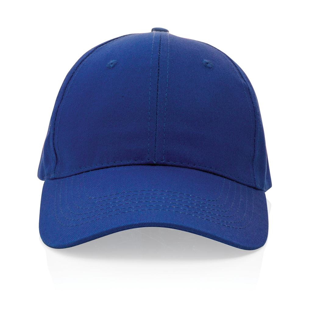 Blue - Side - XD Collection Impact AWARE 6 Panel Recycled Cotton Cap