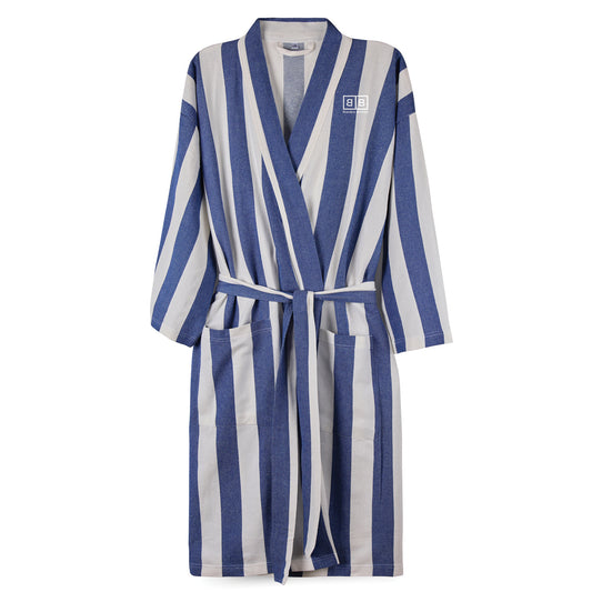 Blue - Front - Vinga Unisex Adult Ornos Hammam Robe
